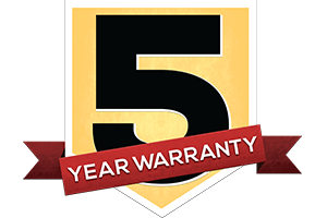 Hickory Sheds 5 Year Warranty