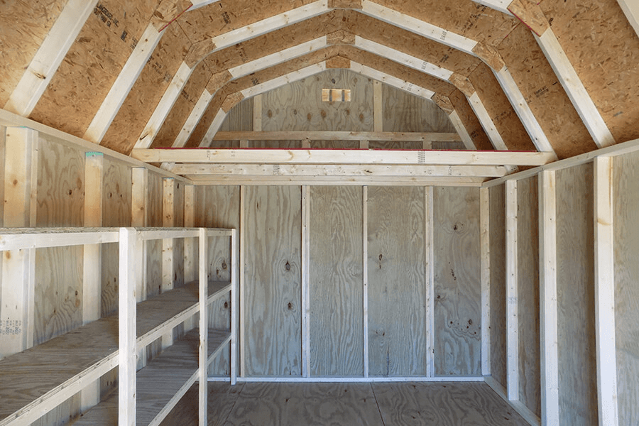 Inside Old Hickory Lofted Barns