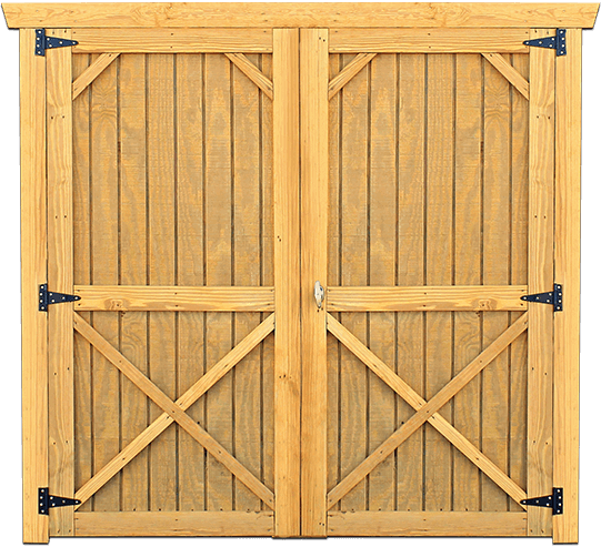 Old Hickory Sheds Double Door Option