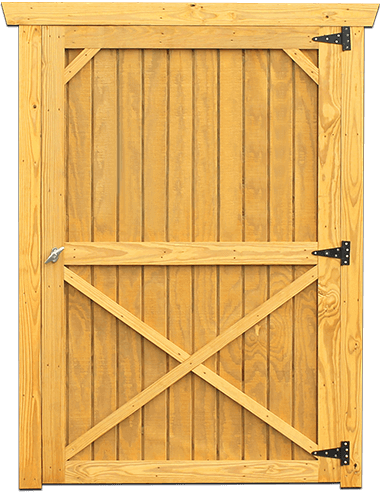 Old Hickory Sheds Single Door Option